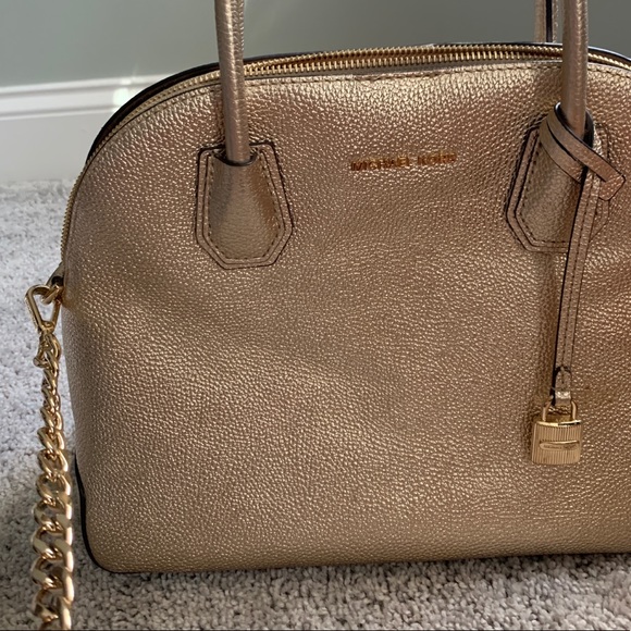 Michael Kors Gold Crossbody - Picture 1 of 3